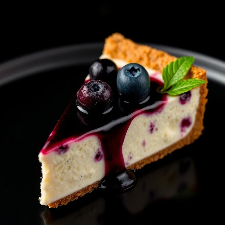 Classic Blueberry Cheesecake