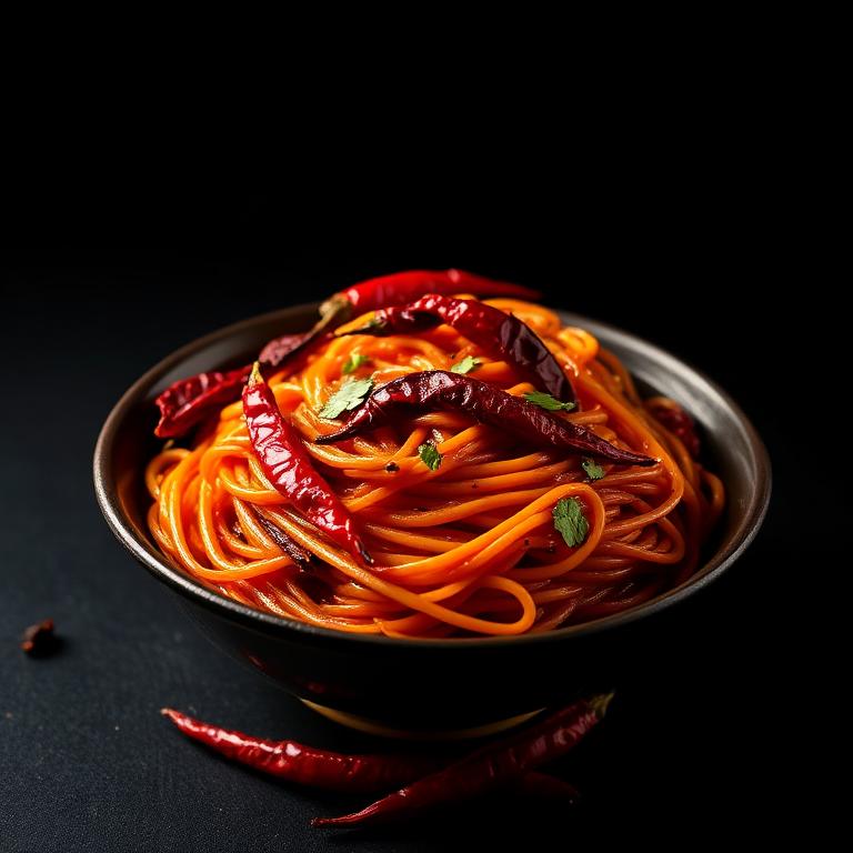 Schezwan Chilli Garlic Noodles