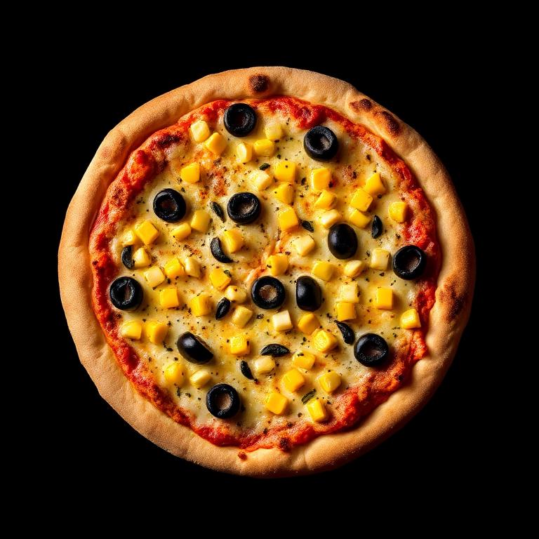 Corn & Olive Pizza
