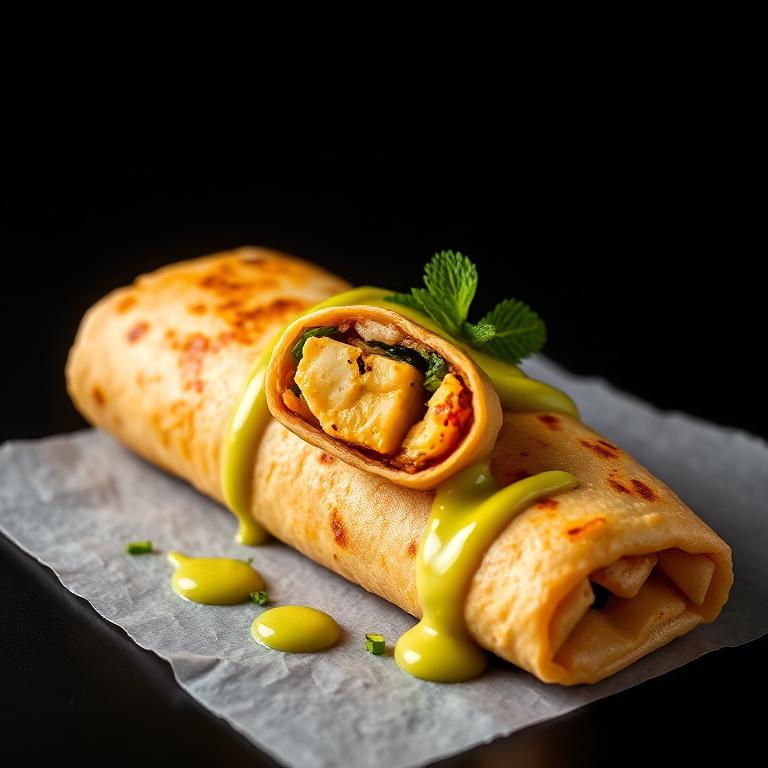 Paneer Tikka Roll