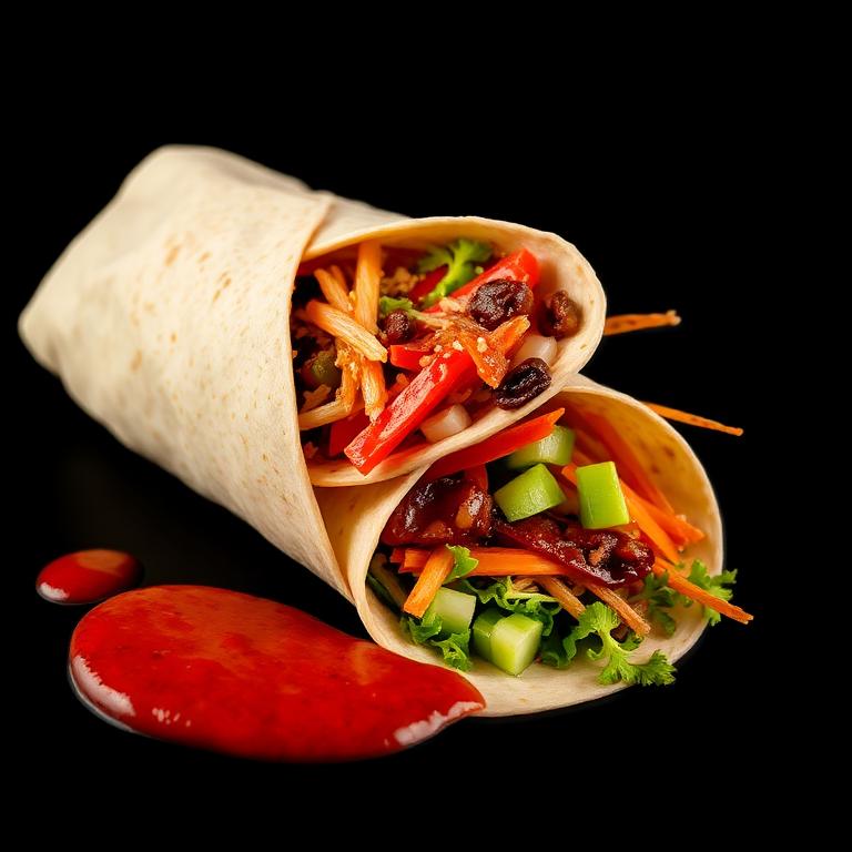 Veg Schezwan Wrap