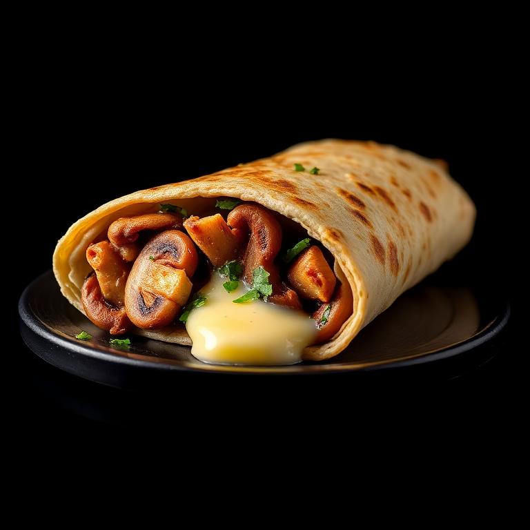 Mushroom Cheese Roll